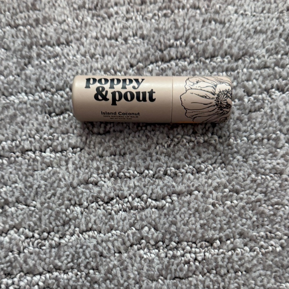 Poppy & Pout Island Coconut Lip Balm